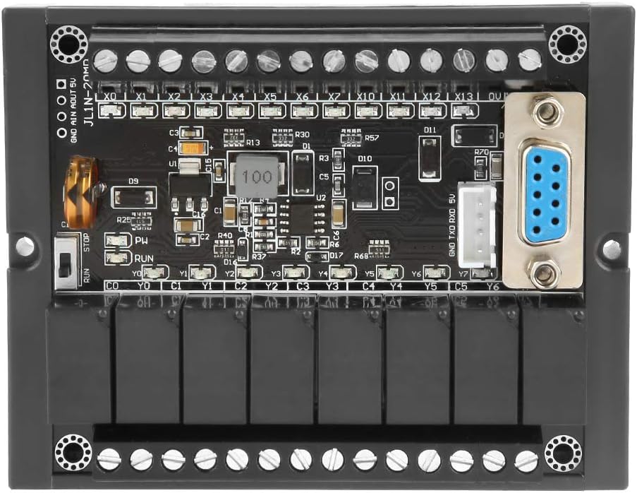 FX1N 20MR PLC Programmable Industrial Control Board Relay Delay Module with Shell High Performance Compact Design for Automation Systems Industrial Machinery