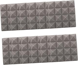 FAVOMOTO 12Pcs Almofada À Prova De Som Painéis De Absorção De Som Azulejos De Parede Painéis De Parede Com Cancelamento De Ruído 3D Painéis De Parede De Espuma Acústica Painéis De Parede