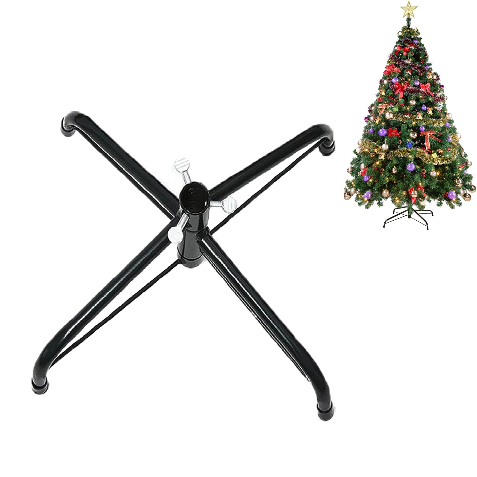 45CM Christmas Tree Stand Artificial Tree Folding Holder Base for Decorations