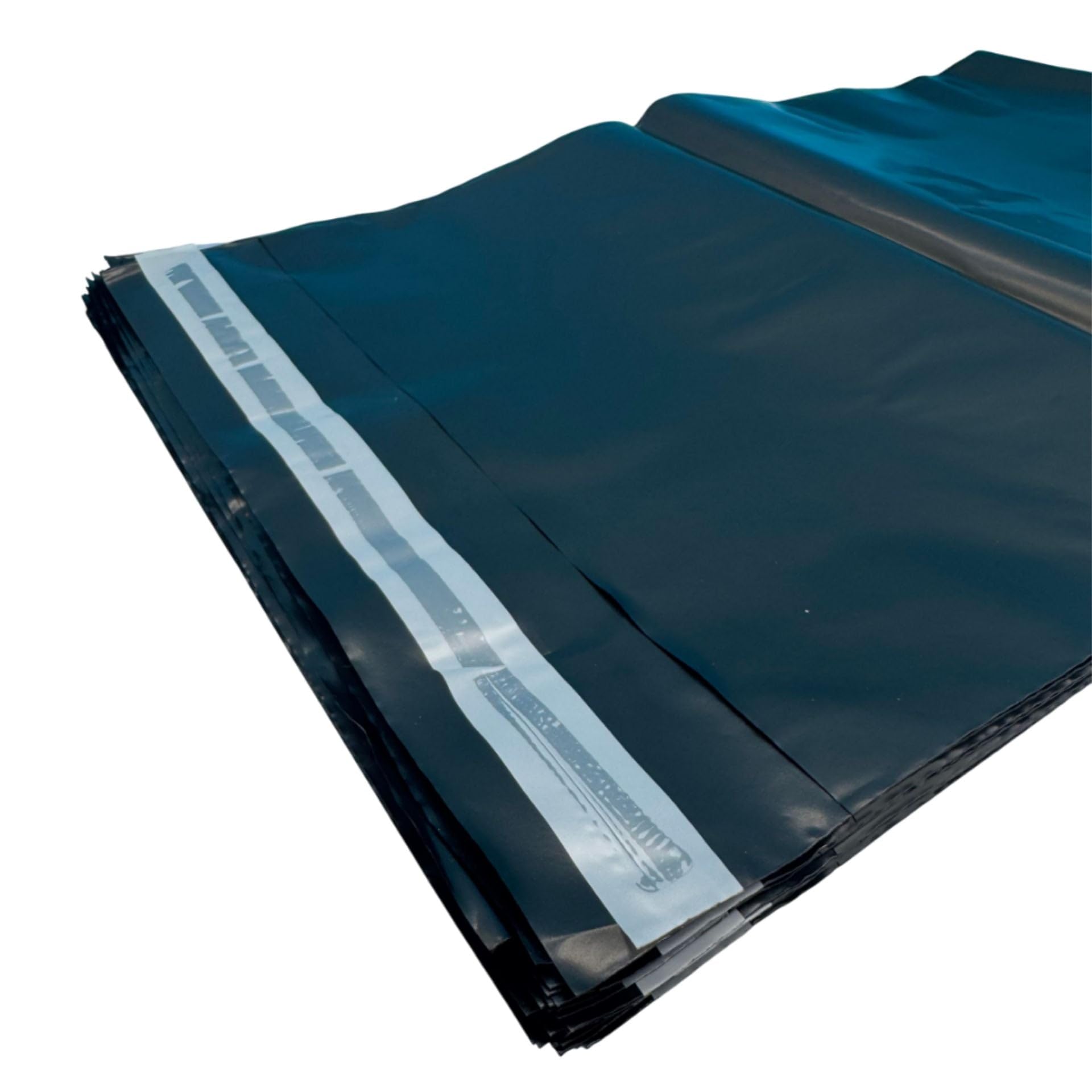Sacs d'expédition noirs - 500x700mm avec bande adhésive - 250 pièces