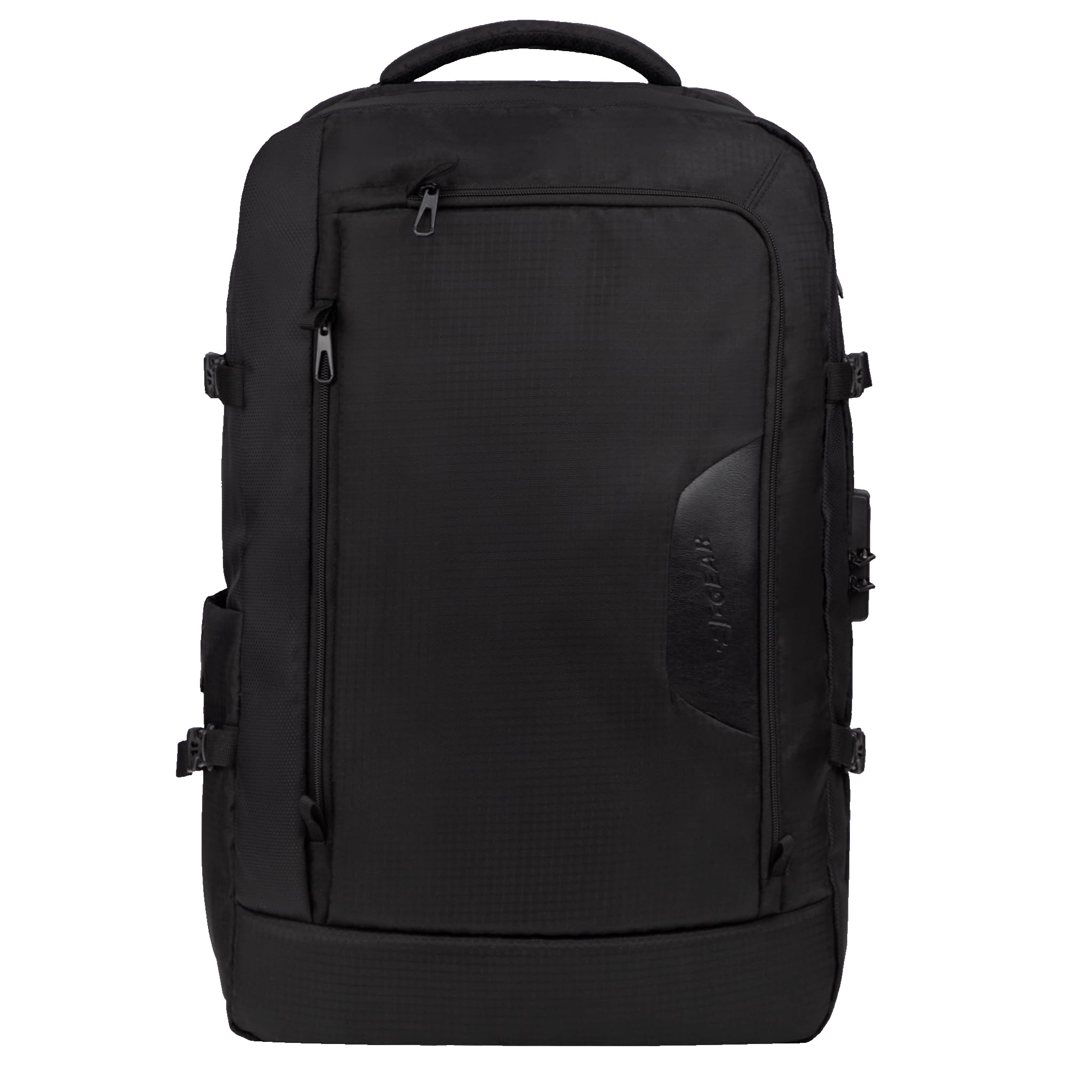 Vetra Black 38L Cabin Size Laptop Backpack with 3-Digit Lock, Fits 17 Inch Laptop, Two Spacious Compartments|2 front pockets|Adjustable Chest Strap, Bottle Holder|Lightweight, Durable & Premium-image-14