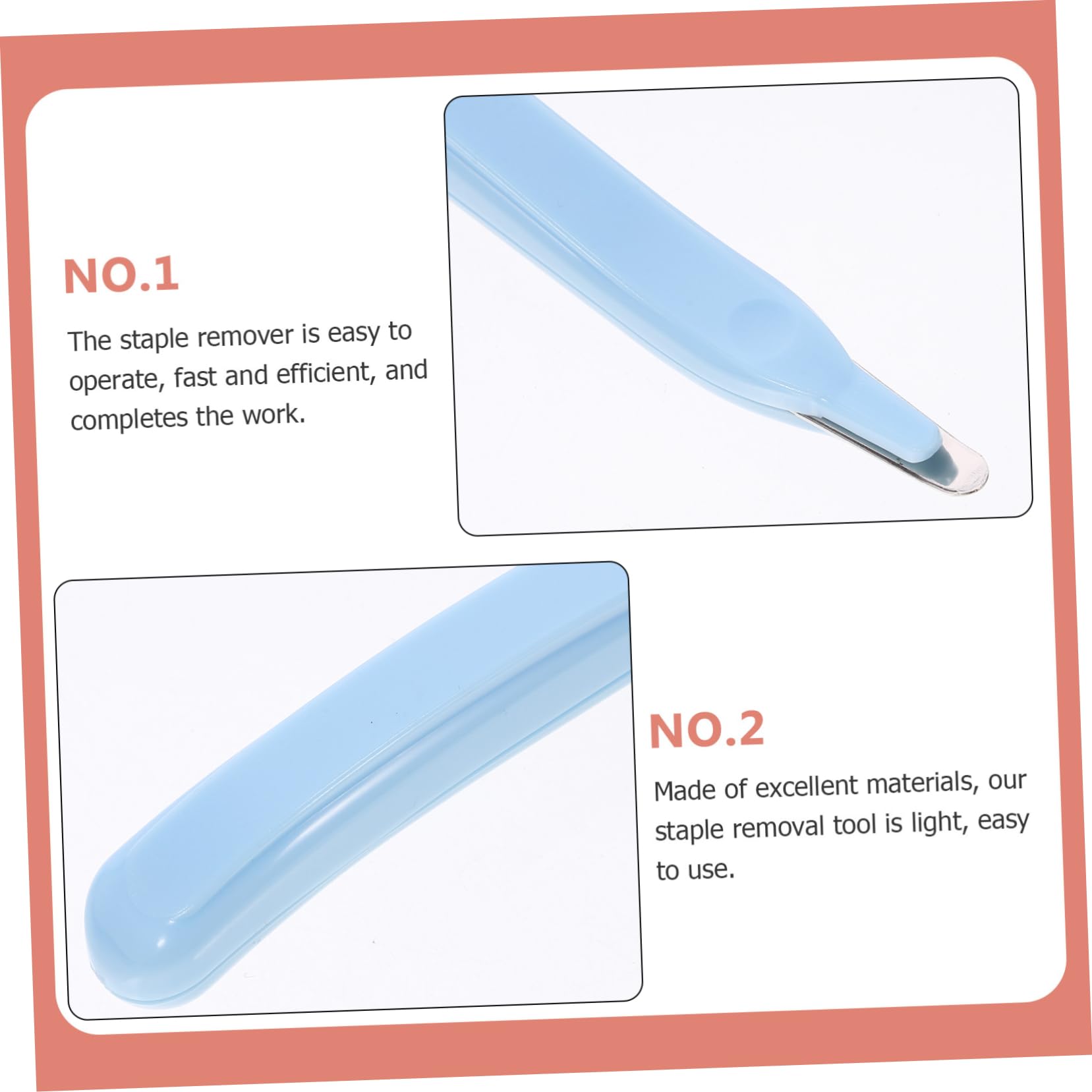 LALAFINA 15pezzi Rimozione Graffette Ergonomica Strumento Per Ufficio Stapler Remover e Facile Da Usare e Portatile Per Rimuovere Graffette e Chiodi