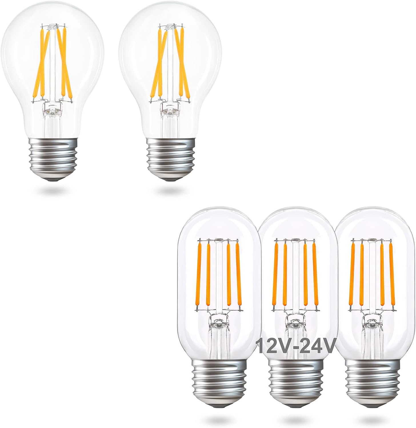12V Low Voltage LED Light Bulbs Soft Warm 2700K(Only for 12V24V DC