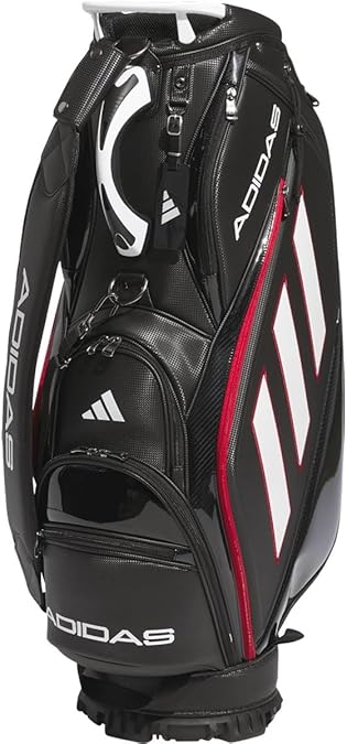 アディダス adidas スリーバー ゴルフバッグ ブラック/レッド/ホワイト adidas Golf アディダスゴルフ 日本正規品 スリーバー キャディ