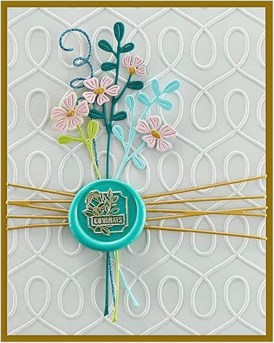Miniatura 3 de Spellbinders Troqueles grabados con flores selladas S3-457 de The Sealed by Spellbinders Collection