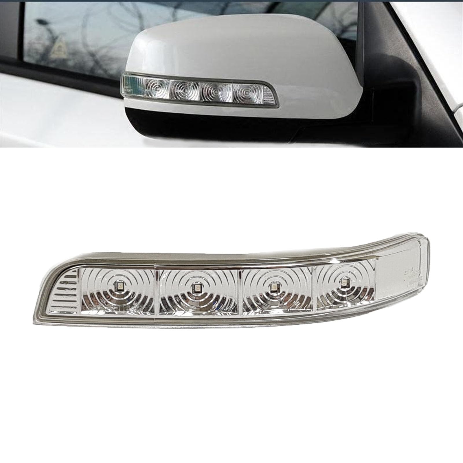 XHLIZHU 87613-2P000 87623-2P000 Left Side/Right Side Car LED Front Mirror Turn Signal Light Lamp for Kia Sorento 2012-2015 (Left Side 876132P000)