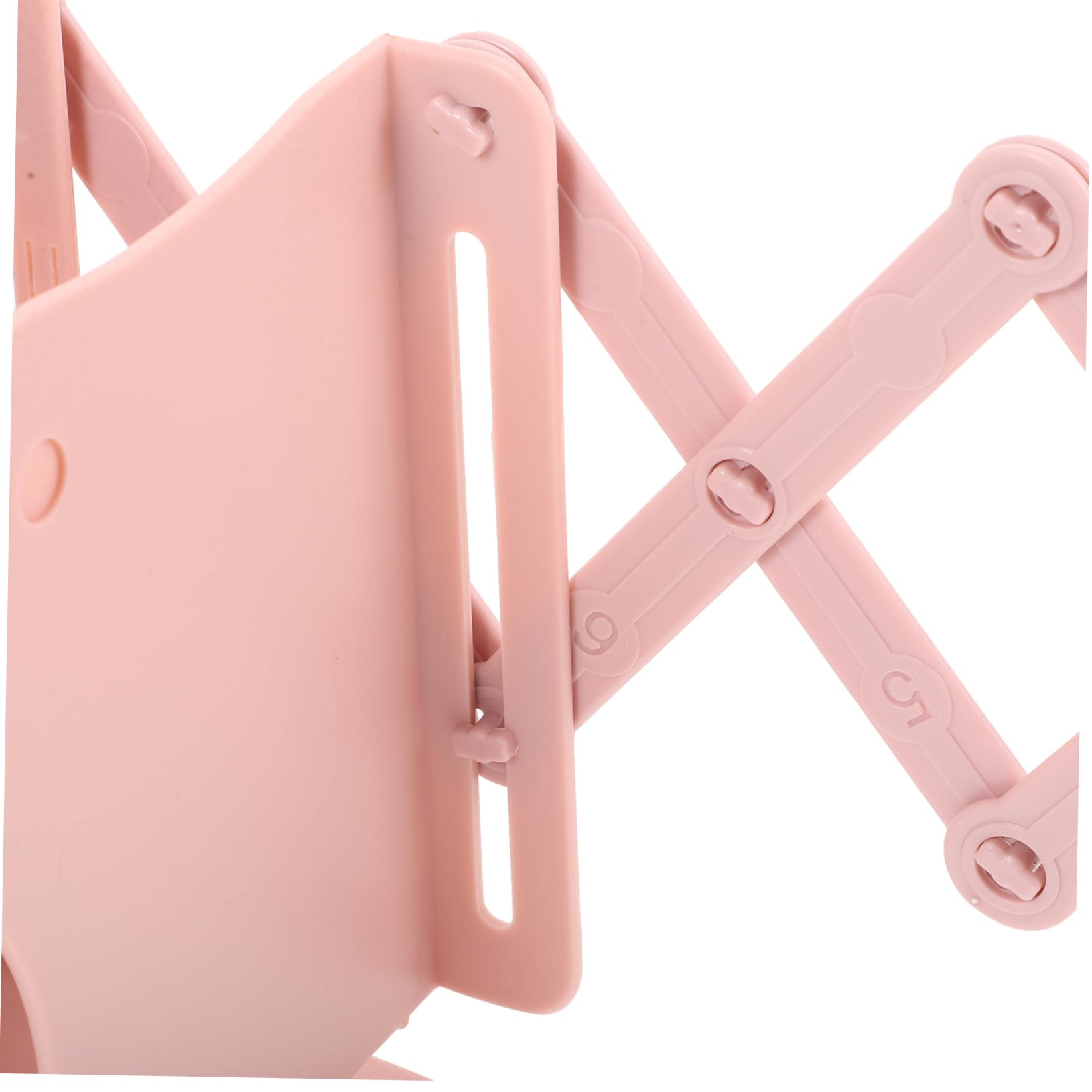 Sujetalibros Ajustable de Silicona Rosa para Oficina y Estudio