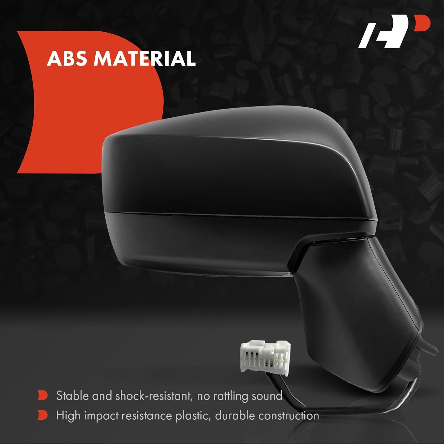 A-Premium Passenger Side Power Door Mirror - Compatible with Subaru Outback 2015-2016, Legacy 2015-2017 - 2.5i Limited or 2.5i Premium model - Heated, Manual Folding, Black - Outside Rear View Mirror