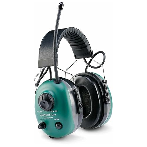 Elvex QuieTunes 660R AMFM Radio Orejeras recargables