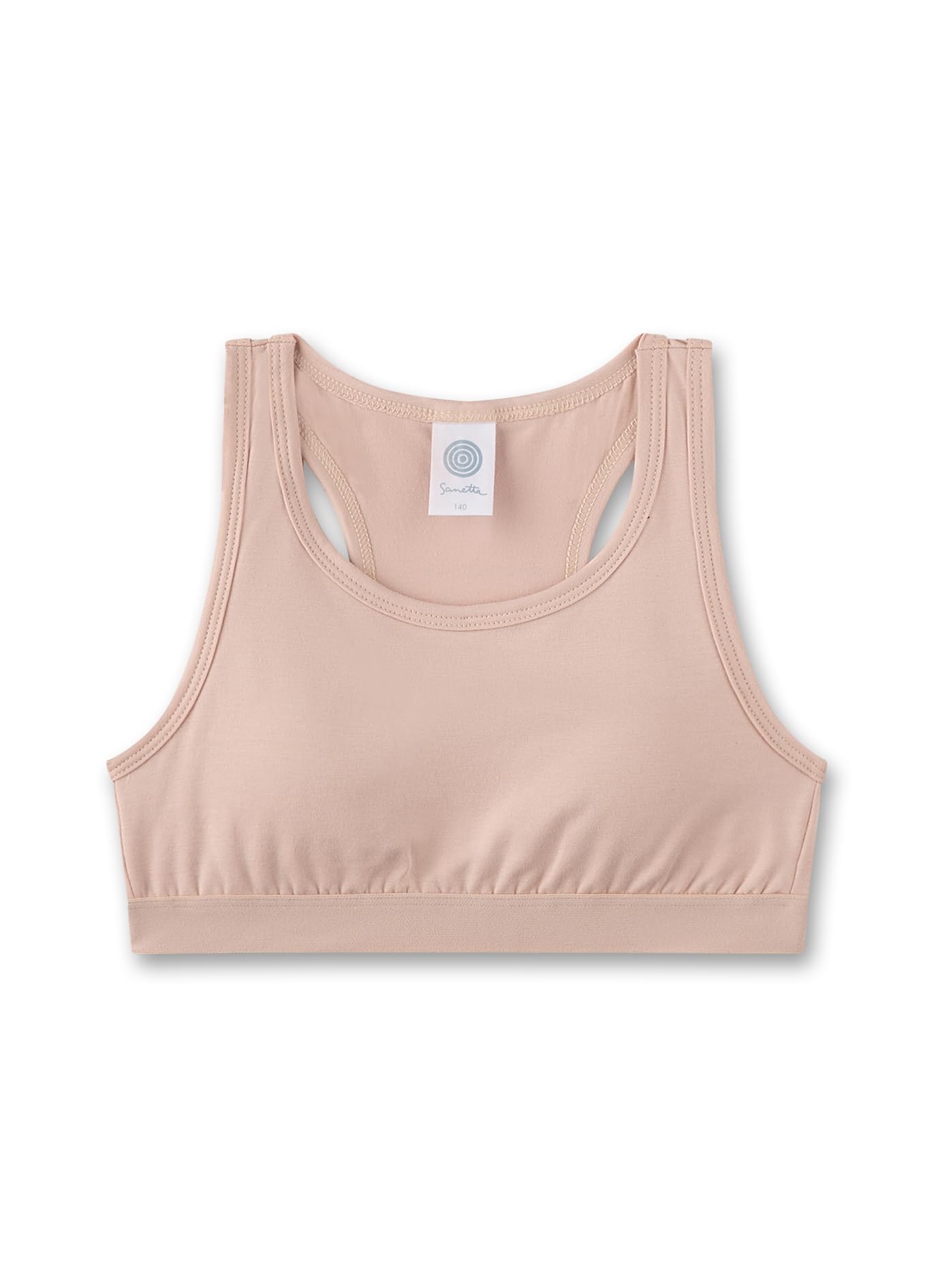 Sanetta Girls' Sports Bra, Brown, 10 Years