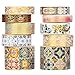 NEWCOMDIGI Washi Tape Set di 10 rotoli di nastro adesivo decorativo giapponese, collezione Washi Masking Tape per abbellire Bullet Journal, planner, scrapbooking