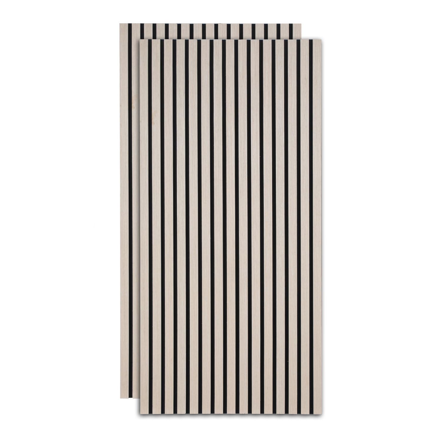 Paneles acústicos de roble, juego de 4 paneles acústicos de 120 x 60 cm, 2,88 m², paneles de pared efecto madera, paneles de láminas absorbentes de sonido para salón, pasillo, oficina y decoración de