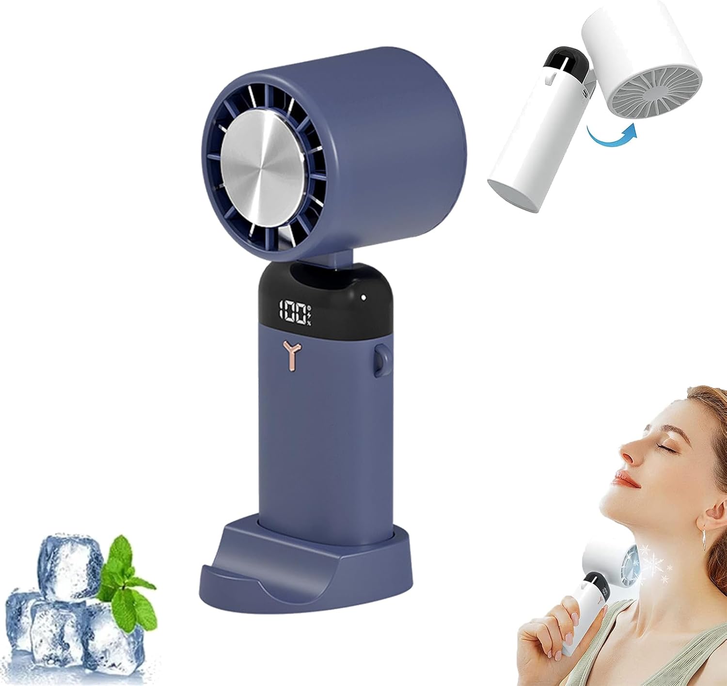 vljsfkh Gpmsign Fan, Gpmsign Portable Cooling Fan, 2023 New Portable Electric Cold