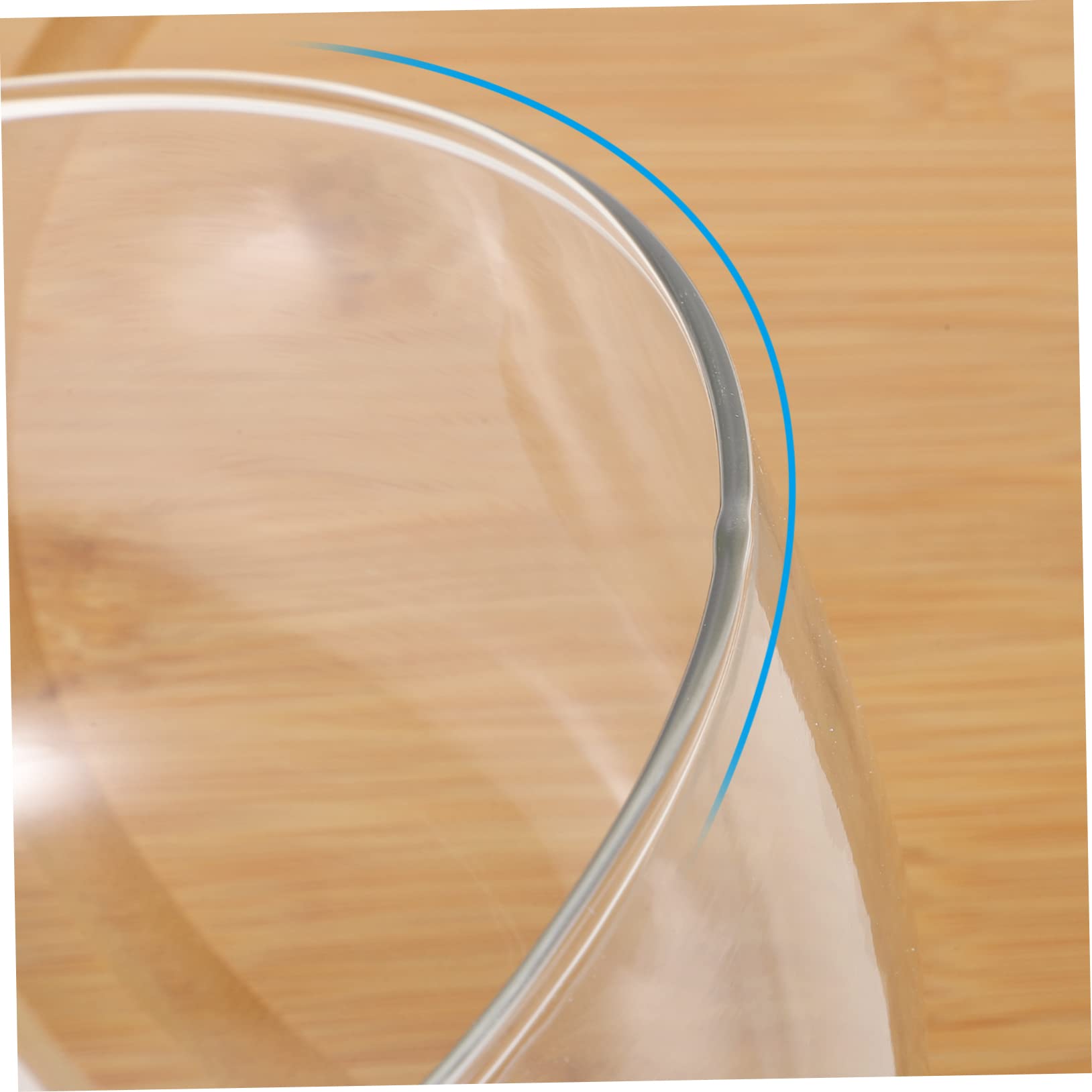Alipis 1ensemble Cloche à Gâteaux Verre Transparent avec Support Bois Couvercle Alimentaire Protecteur pour Desserts Gâteaux Et Brunchs Pratique Et Élégant pour Maison Et Restaurant