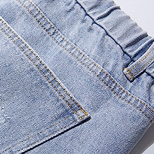 JEsilunmaMY Shorts de mezclilla rasgados para hombre miniatura 5