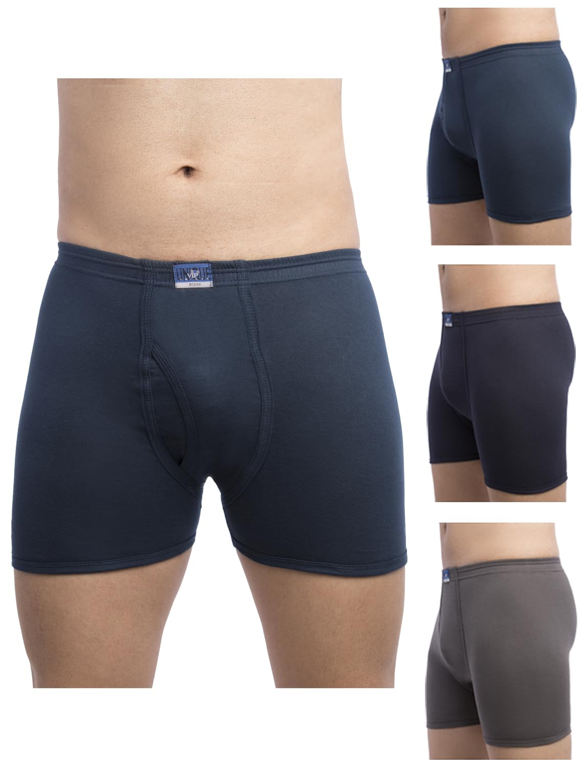 vip Men's Cotton Snug fit Solid Trunks-picture-39