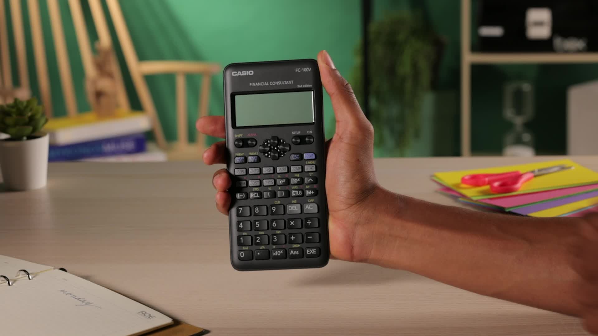 Casio FC 100V 2, Financiële rekenmachine Tweede editie, 2 W ET