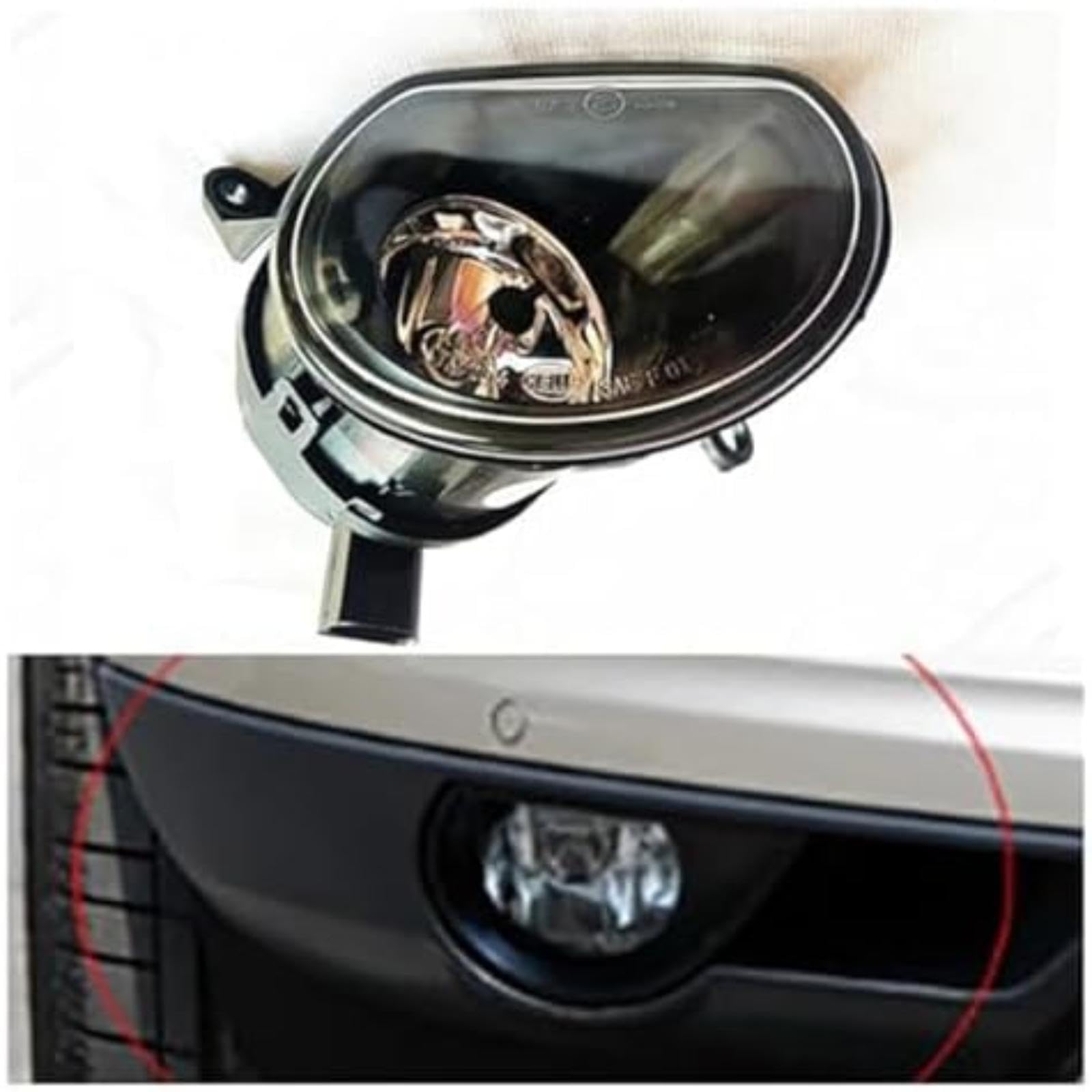 Fari LED Dr., Per Q7 2010-2013-2015 Auto Fendinebbia Auto Lampada Paraurti anteriore Lampade di guida alla griglia Luci Set Kit sostituzione del Luce Fendinebbia Paraurti Posteriore