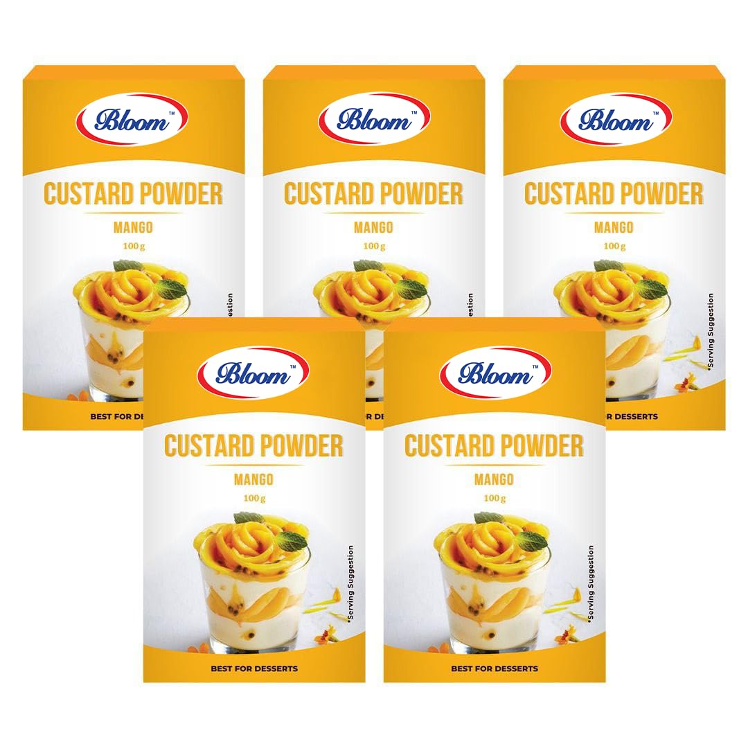 See full amazon price history chart for Bloom Mango Custard Powder (Pack of 5 x 100gm) - Creamy Texture, Smooth Consistency, Easy Preparation & Versatility, Perfect for Delightful Treats & Puddings Bloom Mango Custard Powder (Pack of 5 x 100gm) - Creamy Texture, Smooth Consistency, Easy Preparation & Versatility, Perfect for Delightful Treats & Puddings (B0CXXKFH66) Amazon Price History, Amazon Price Tracker