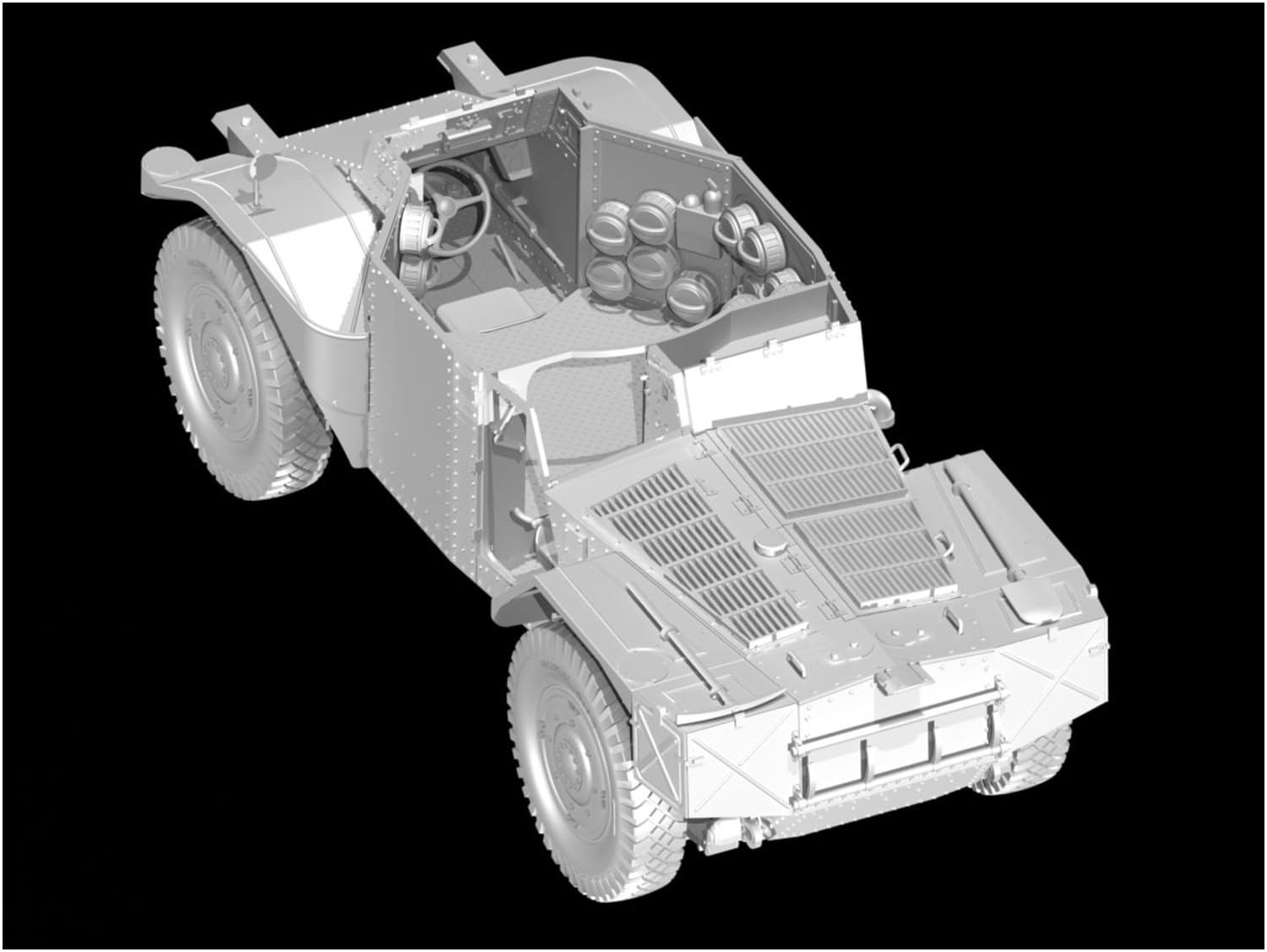 ICM 1/35 035373 AMD 35 Panhard 178, Kit de Modelo de plástico