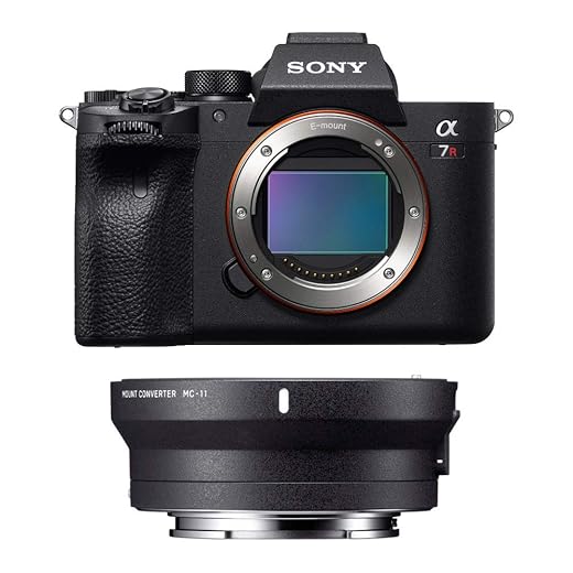 Sony Alpha a7R IV A Mirrorless Digital Camera Body with Sigma MC-11 Lens Mount Converter (Canon EF to Sony E-Mount) Bundle (2 Items)