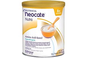 Nutra - Amino Acid-Based Hypoallergenic Solid Food for Neocate Infants and Toddlers (14.1 Oz Can)