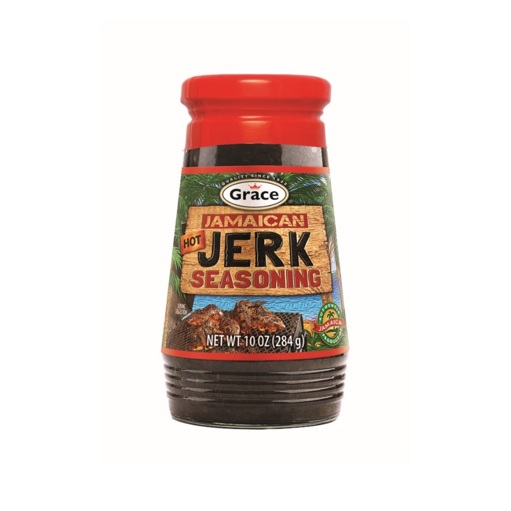 Grace Jamaican Jerk Seasoning Paste 10oz Hot Jerk