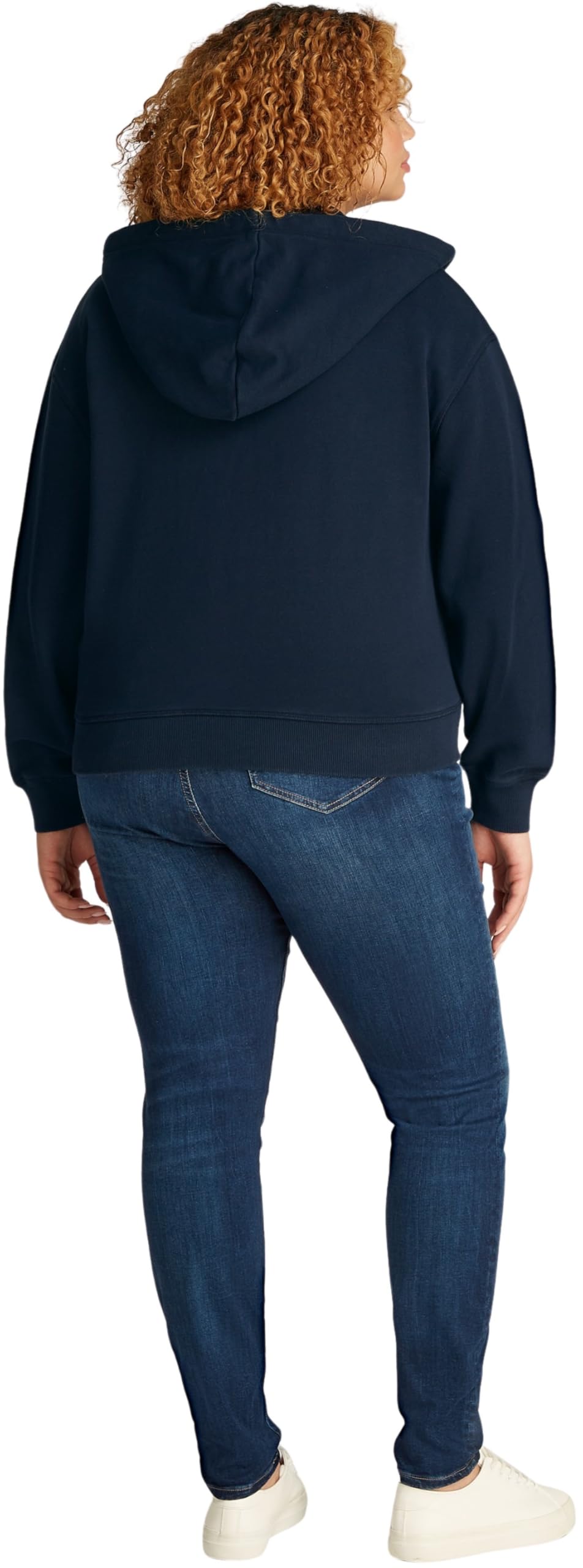Tommy Hilfiger Damen CRV Reg Script Zip Hoodie Ww0ww46072 CRV REG Script Zip Hoodie WW0WW46072 (1er Pack)