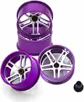 Amazon | ミニ四駆用 アルミホイール 【パープル】 ローハイト