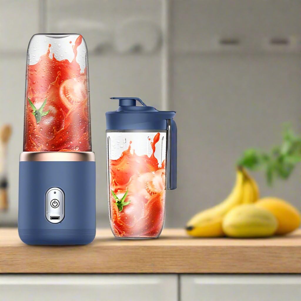 NestyFox Portable Mini Blender for Smoothies, 300ml Capacity-image-31