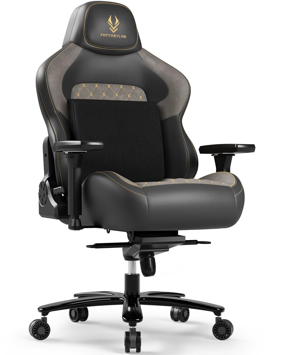 Bosmiller Gaming Stuhl 200kg Belastbarkeit Ergonomischer Bürostuhl bis 200kg Schreibtischstuhl XXL mit 4D Armlehnen Höhenverstellbarer Gaming Chair Chefsessel für Gamer und Esport