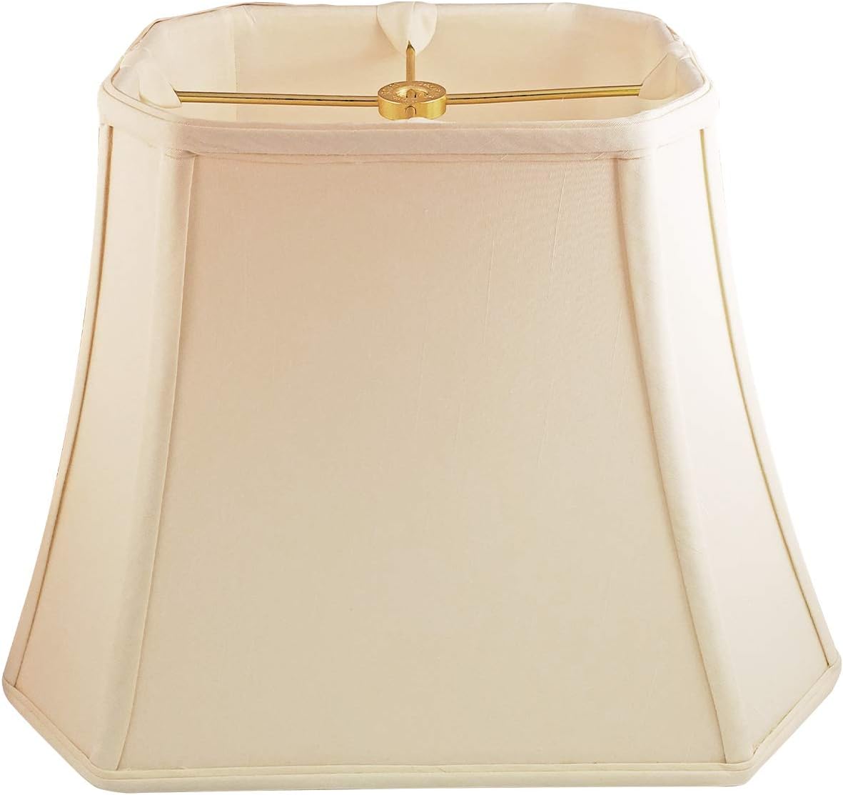 Royal Designs DBS-710-11EG Royal Designs 11" Rectangle Cut Corner Basic Lamp Shade, Eggshell, (4 x 6) x (8 x 11) x 8