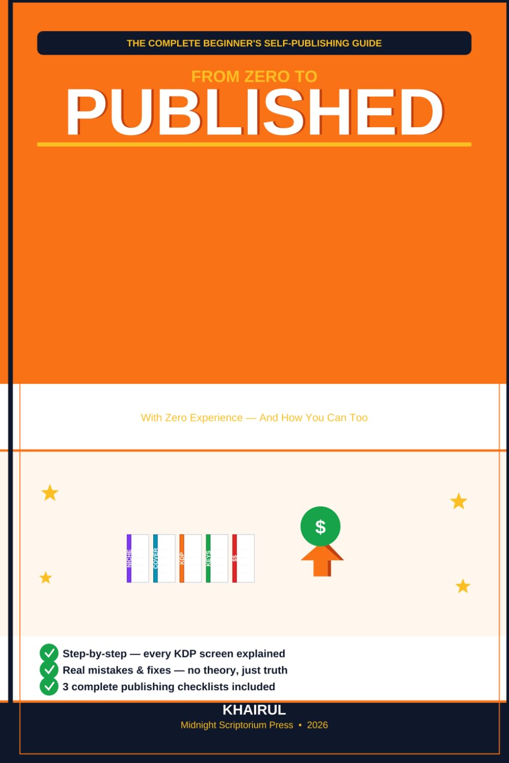 From Zero to Published: Self-Publish on Amazon KDP Even If You Have No Experience, No Design Skills, and No Idea Where to Start