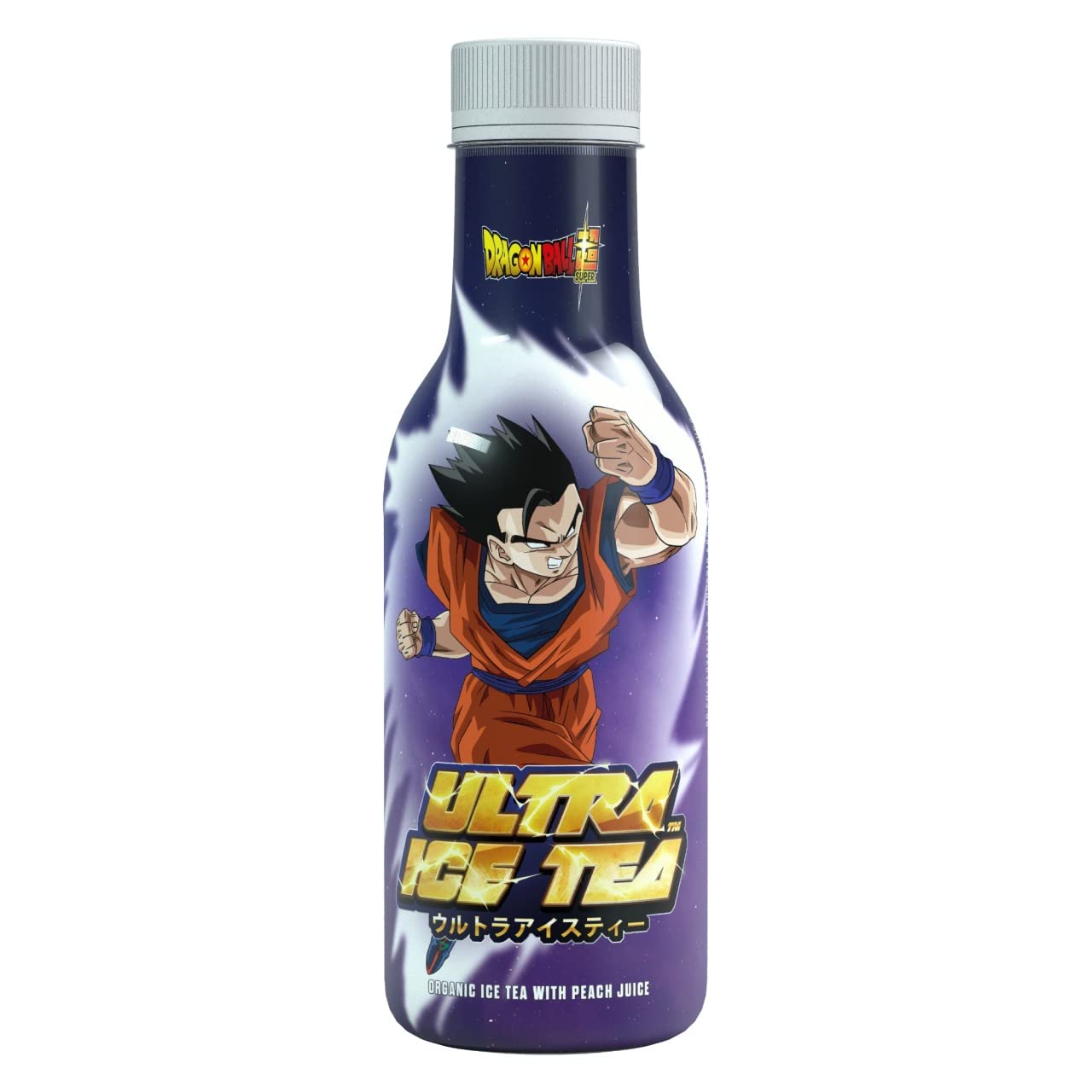 DRAGON BALL ULTRA ICE TEA GOHAN ORGANIC BLACK TEA WITH PEACH JUICE 500 ML