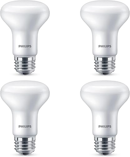 Miniatura 2 de PHILIPS Bombilla LED E26 R20 equivalente a 45 vatios de ultra definición, regulable, color blanco suave con brillo cálido, 2700 K (paquete de 4)