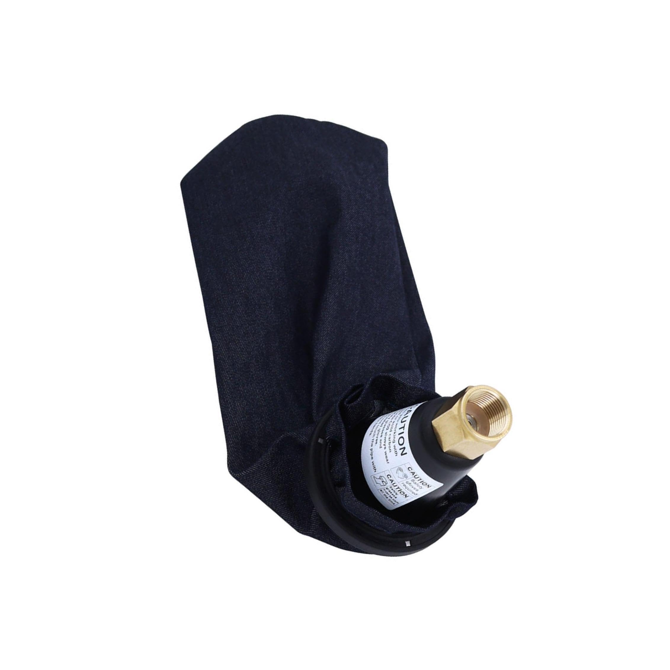 Kit para fabricar hielo seco instantáneo con rosca G5/8 compacta y bolsa recolectora. Crea hielo seco en escamas según tus necesidades. Fabricador con rosca CGA320/W21.8-14, CGA320
