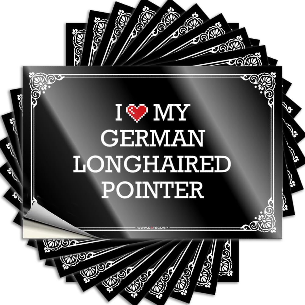 Fzfn Colour Tattoo - Western Water I Love My German Longhaired Pointer For Fall Sweet(12X18cm)