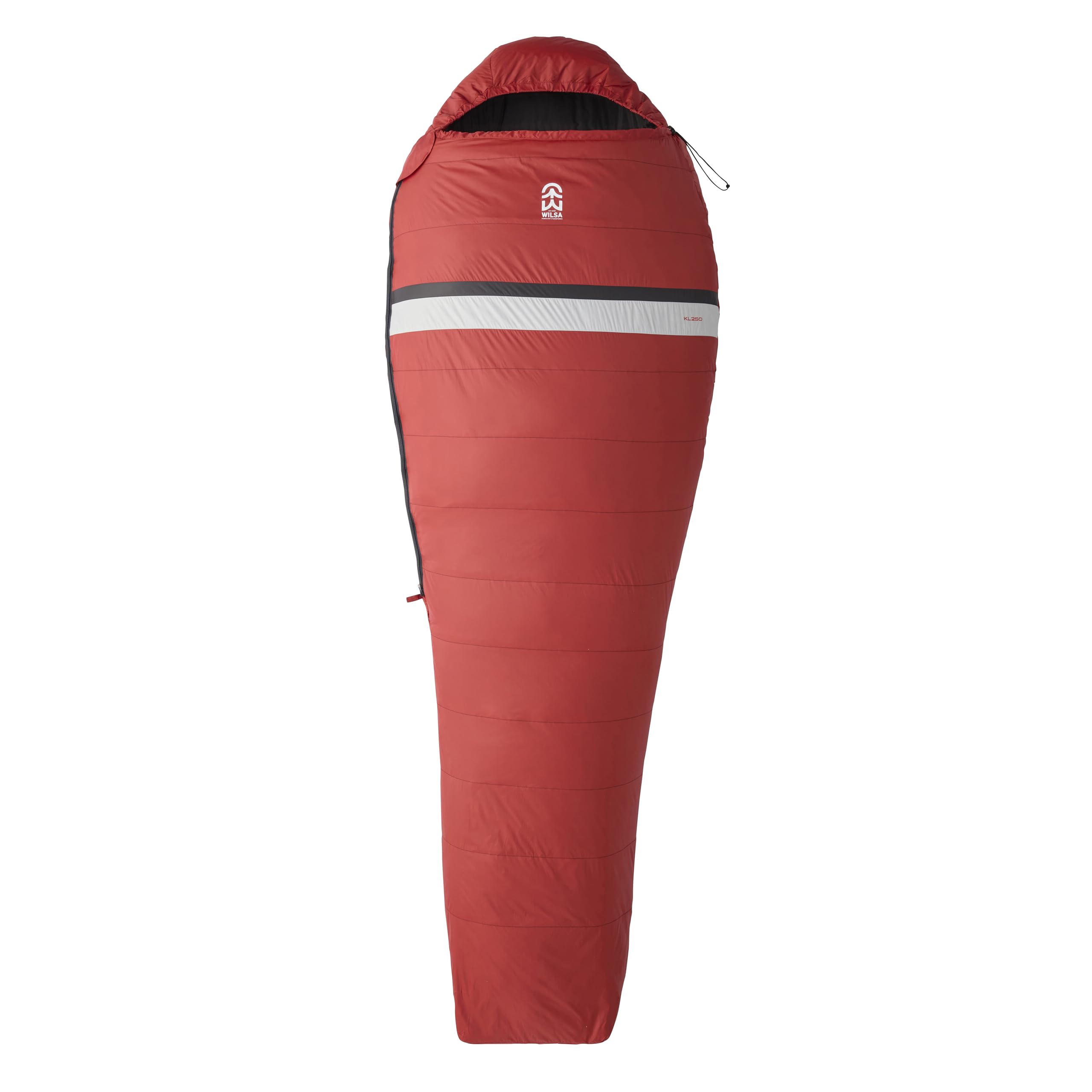 Wilsa Outdoor Śpiwór 5° Sarkofag 215x80 cm Czerwony/Czarny, KL 250 104021