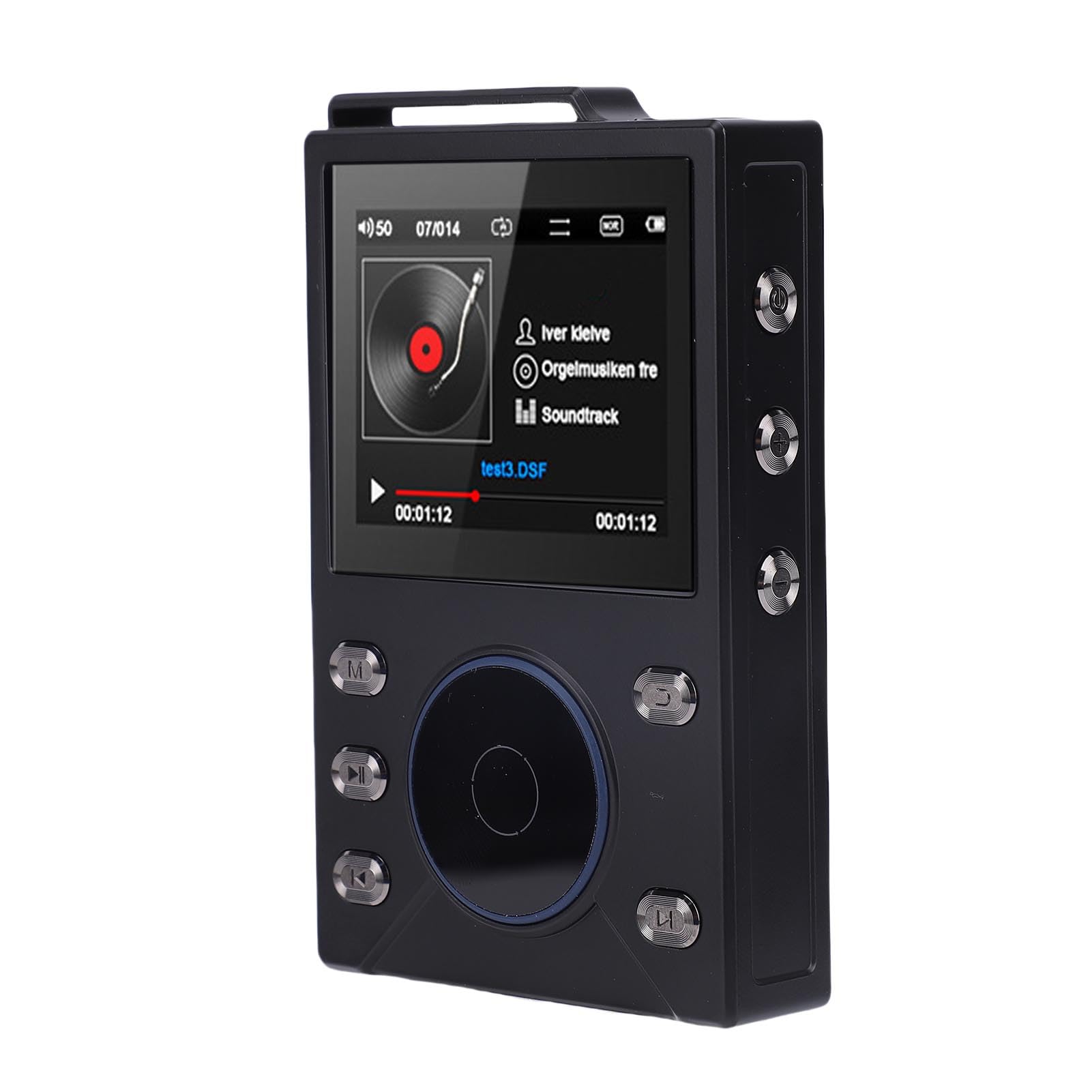 Lettore MP3 HiFi, 5.4, DSD FLAC Senza Perdite, Schermo da 2,4 Pollici, Memoria da 16 GB, Memoria Espandibile, con Riproduzione Audio Digitale, per Audiofili