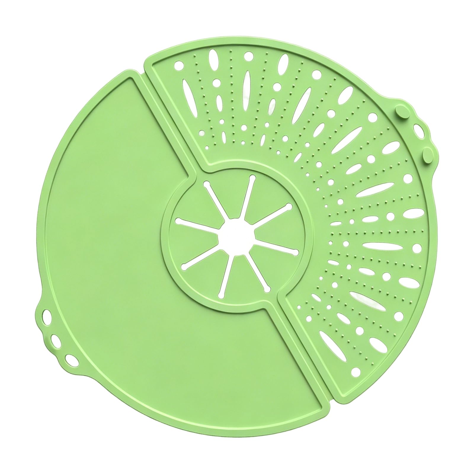 BELOWSYALER Heatproof Silicone Splatters Lid for Cooking Pots Foldable Design Flexible Splashes Guard Oil Greases Guard for Frying Pan Oil Splatters