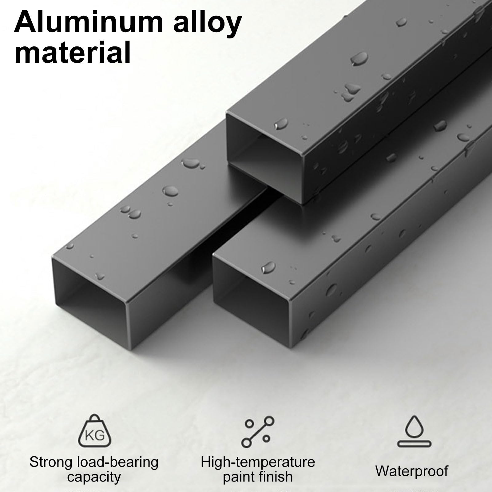 Osłona klimatyzatora zewnętrznego, podwójne drzwi, ogrodzenie ze stopu aluminium, odporna na warunki atmosferyczne, obudowa do wolnostojących klimatyzatorów (100 x 50 x 70 cm/39 x 20 x 28 cali) - i