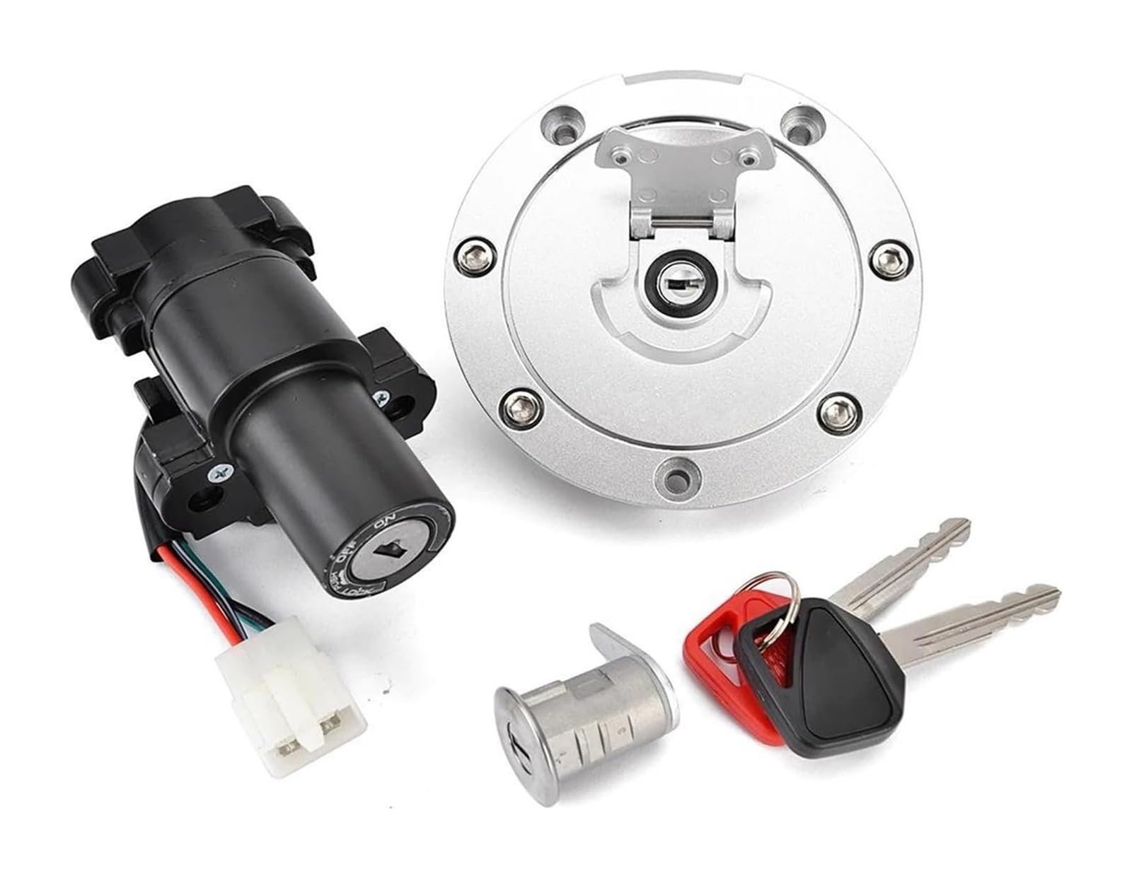 Cerradura De Encendido para CBF600 2004-2009 35010-MER-D10 35010-MER-D00 Interruptor Arranque Cerradura Encendido Motocicleta Combustible del Tanque Juego Llaves