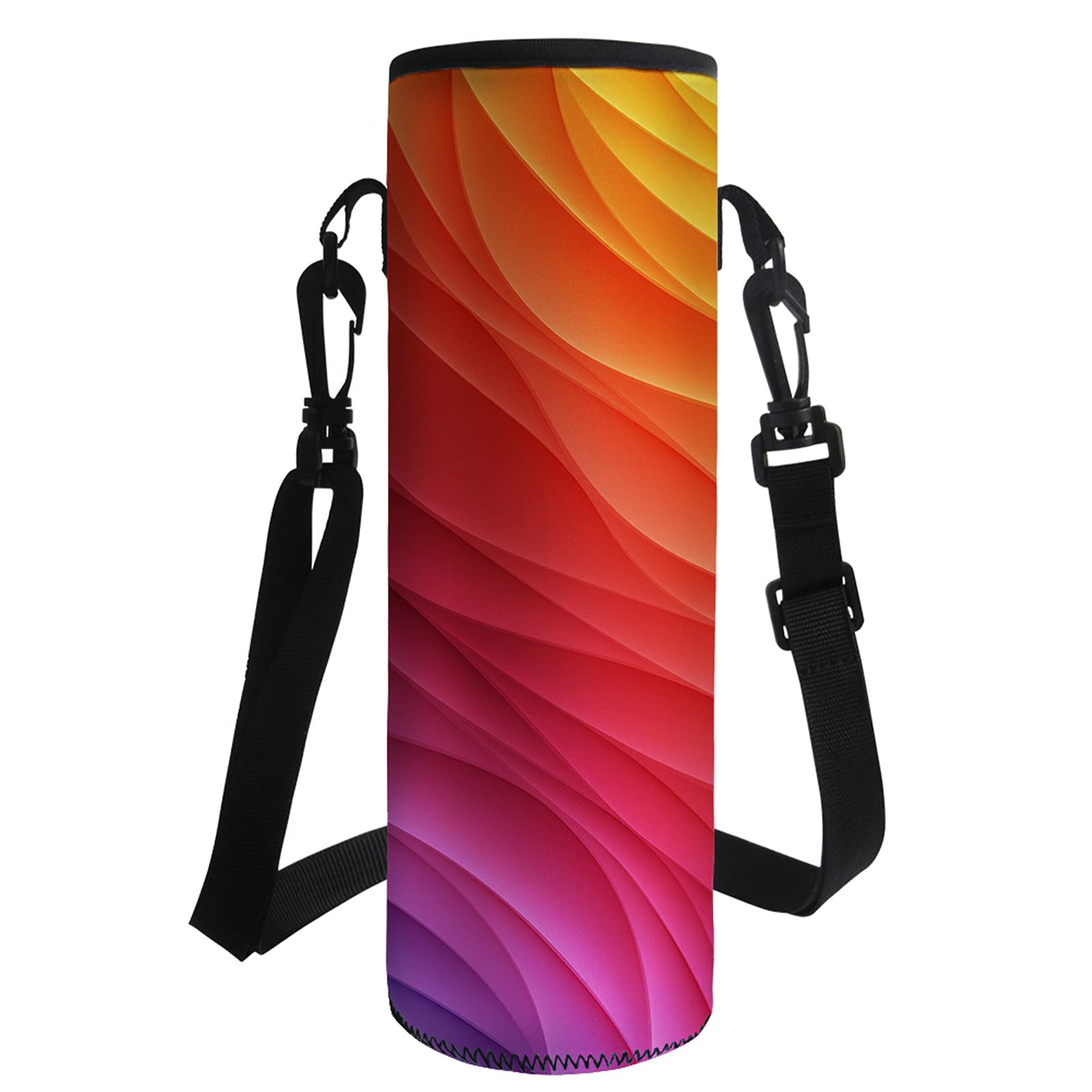 Belidome Colorful Art Color 500ML Bottle Holder Soft Case All Seasons Durable Soft Carrier for Women Kids
