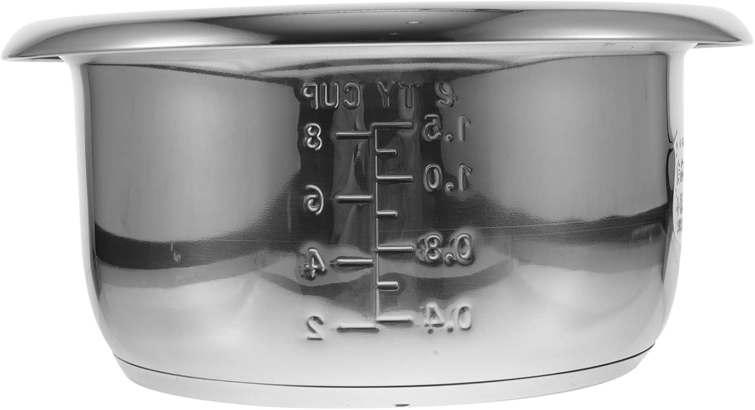 Power Cooker Replacement Inner Pot Interior Stainless Steel Inner Cooking Pot Pressure Cooker Inner Pot for Power Pressure Cooker Rice Cooker 3L(23X23X10CM)