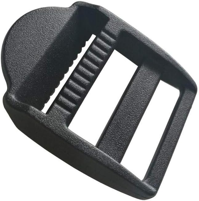 Tri Glide Buckle Plastic Tri-Glide Slide Pack Inch, Black