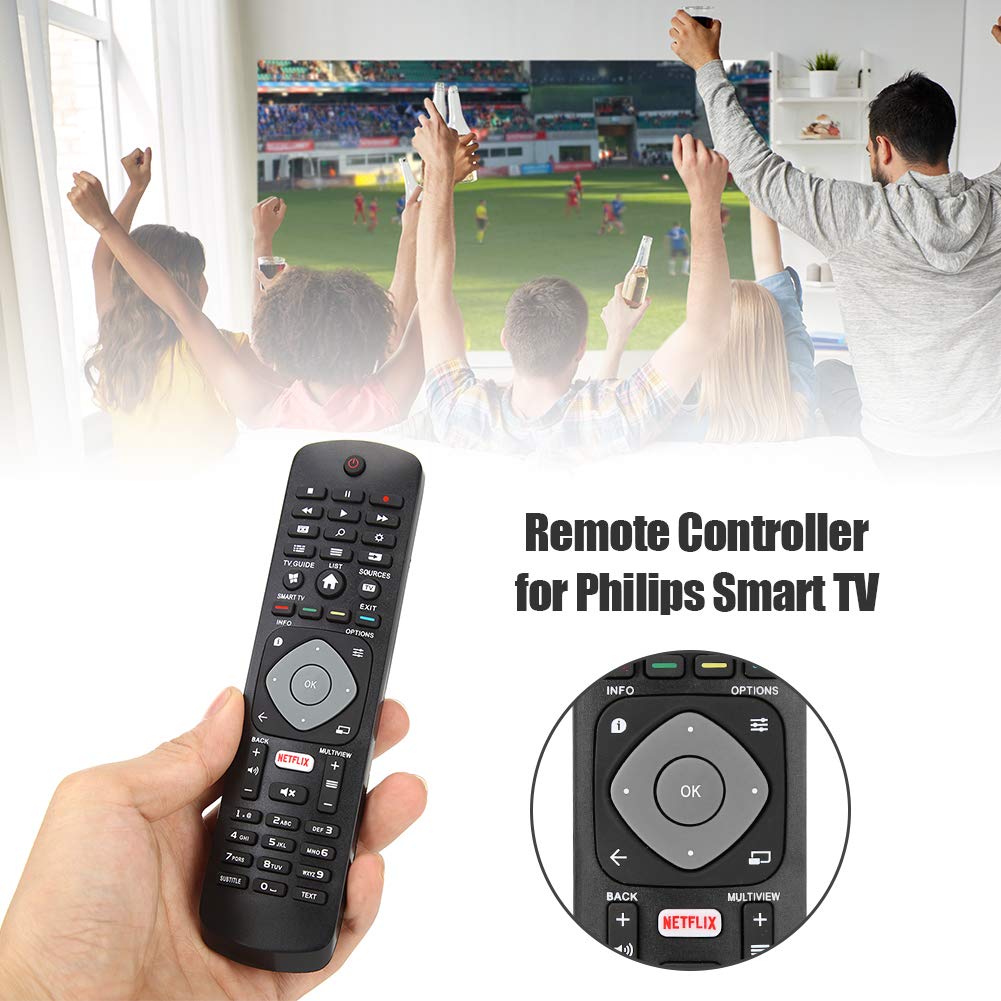Mando a distancia de repuesto para Philips TV con NETFLIX APP HOF16H303GPD24