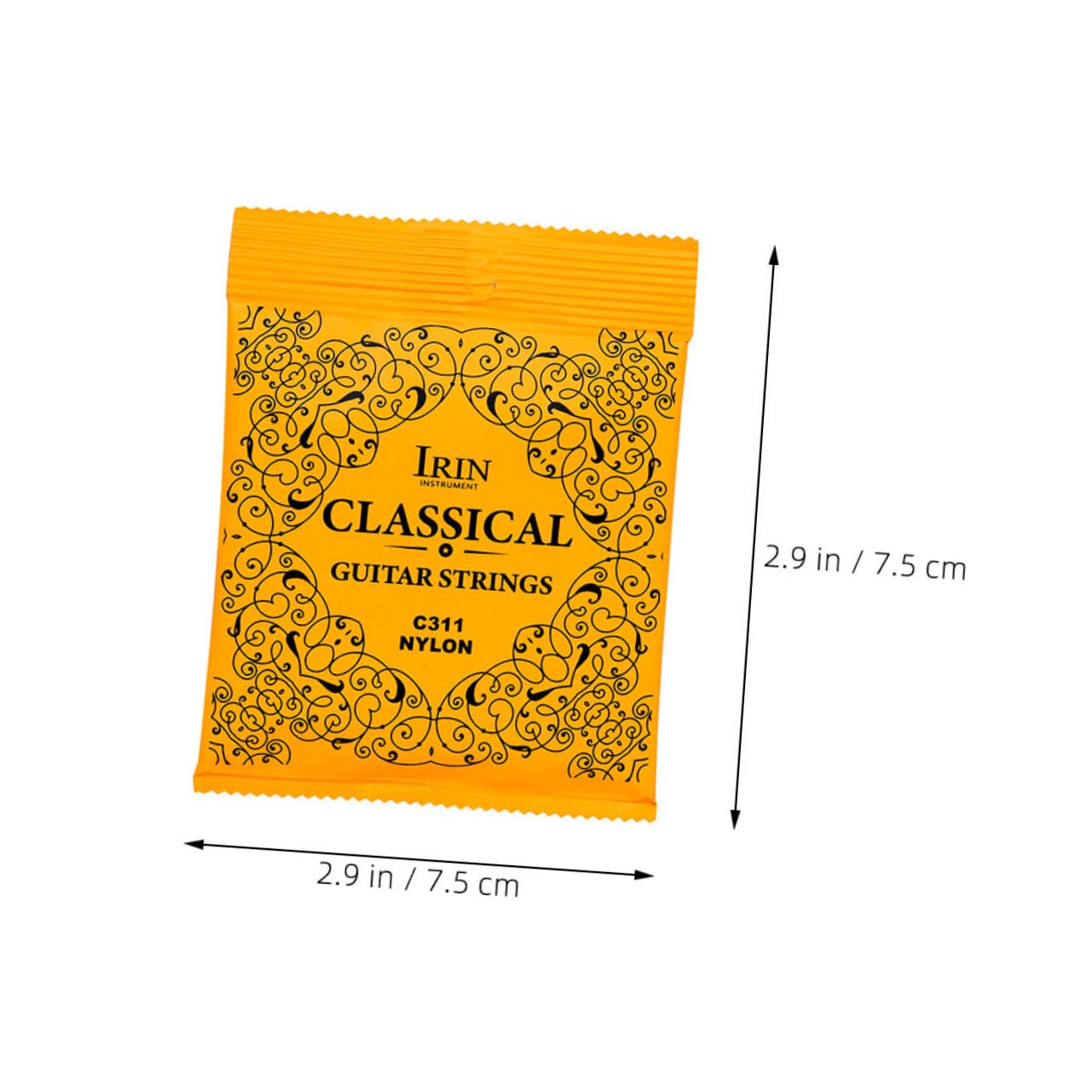 Yardwe Long-lasting Guitar Strings 6pcs Acoustic Guitar Strings Comfortable Balance Beautiful Sounds