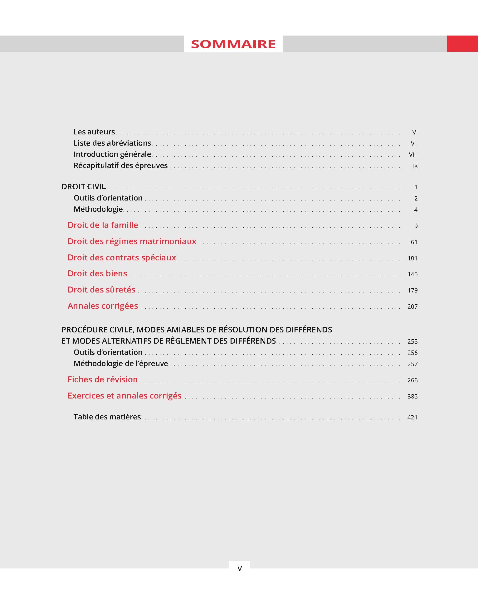 CRFPA 2026 - Le droit civil et la procédure civile. 3e éd. - 39 fiches de révision / 9 sujets corrigés