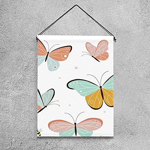 Drapeau de jardin papillon double face en polyester pongé pour décoration extérieure - 4
