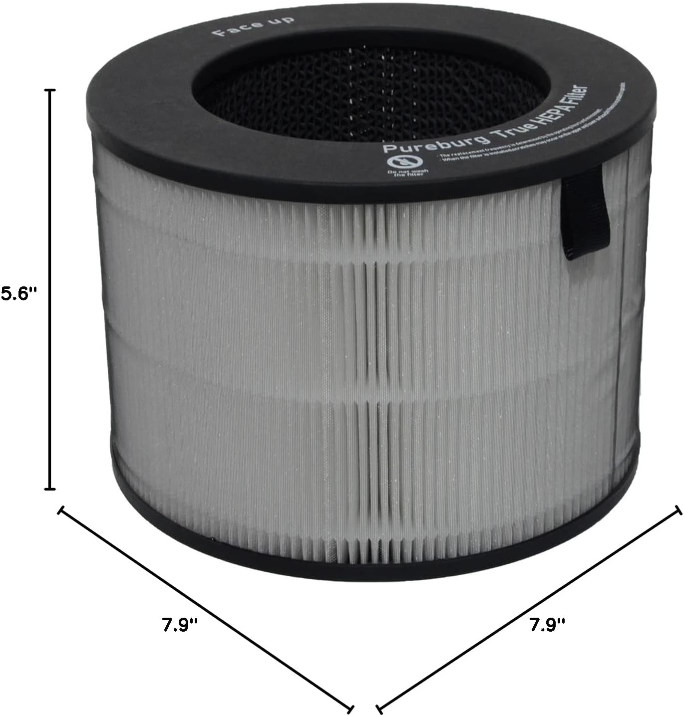 PUREBURG Replacement Filter Compatible with LG PuriCare AeroTower U9C Series U9CV2B U9CS1C U9CV1C Air Purifying Fan,H13 4-Stage Filtration Activated Carbon Air Clean